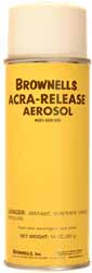 Release agent for epoxy bedding,
14 oz. aerosol,
by Brownell's Release agent for epoxy bedding,
14 oz. aerosol,
by Brownell's